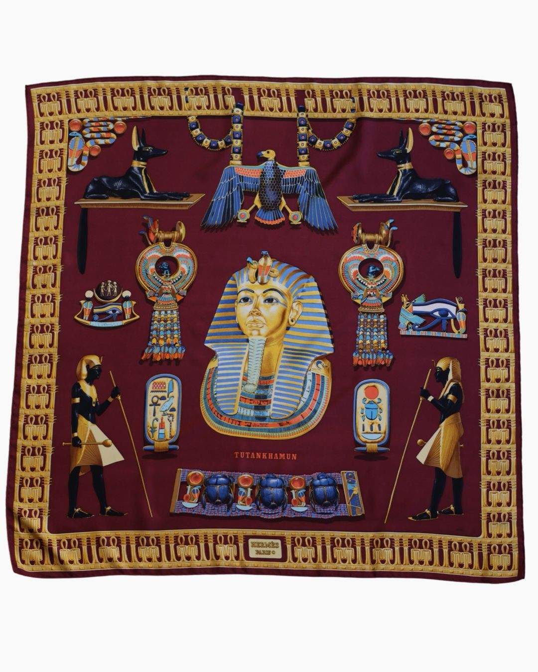 Hermès Tutankhamun Silk Scarf