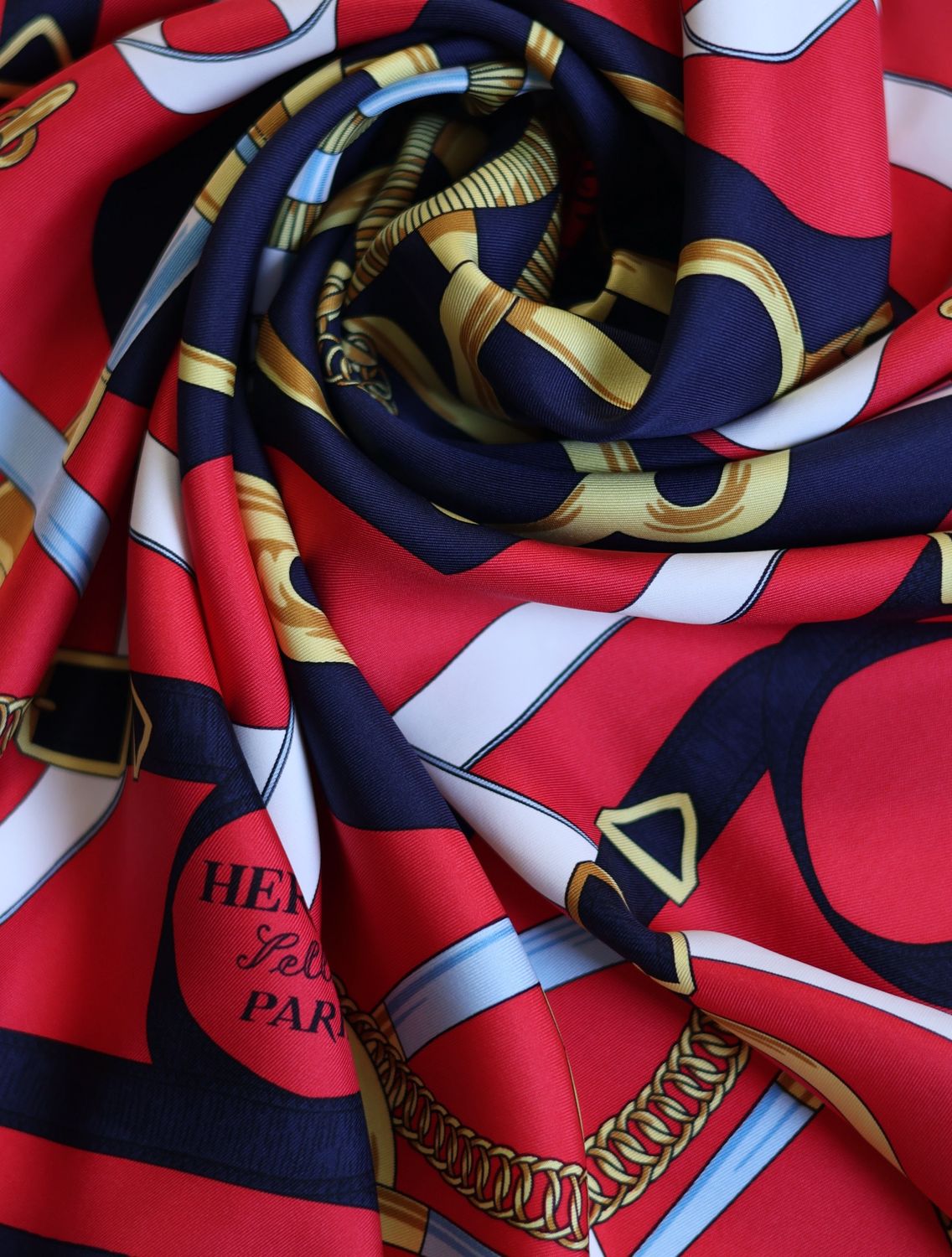 Hermès Éperon d’Or Silk Scarf