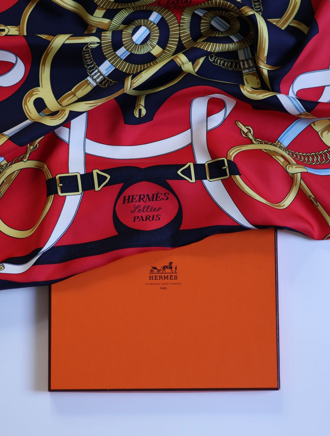 Hermès Éperon d’Or Silk Scarf