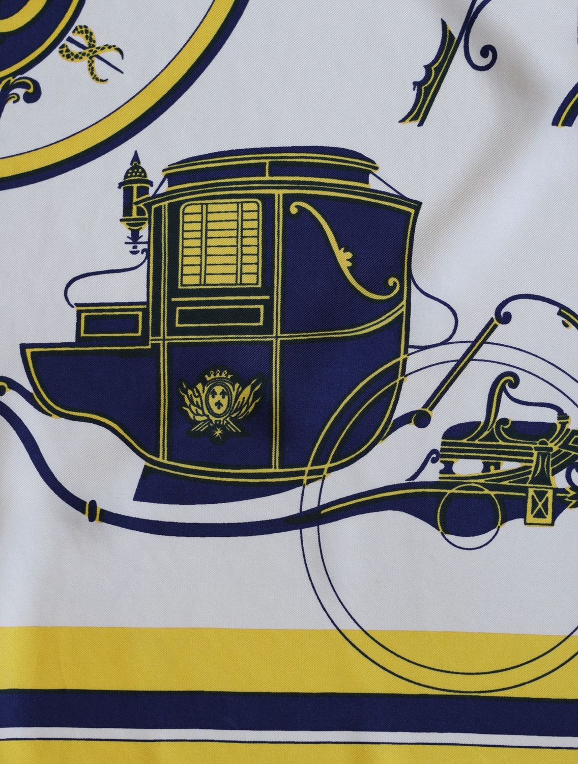 Hermès Ex Libris Silk Scarf from 1946