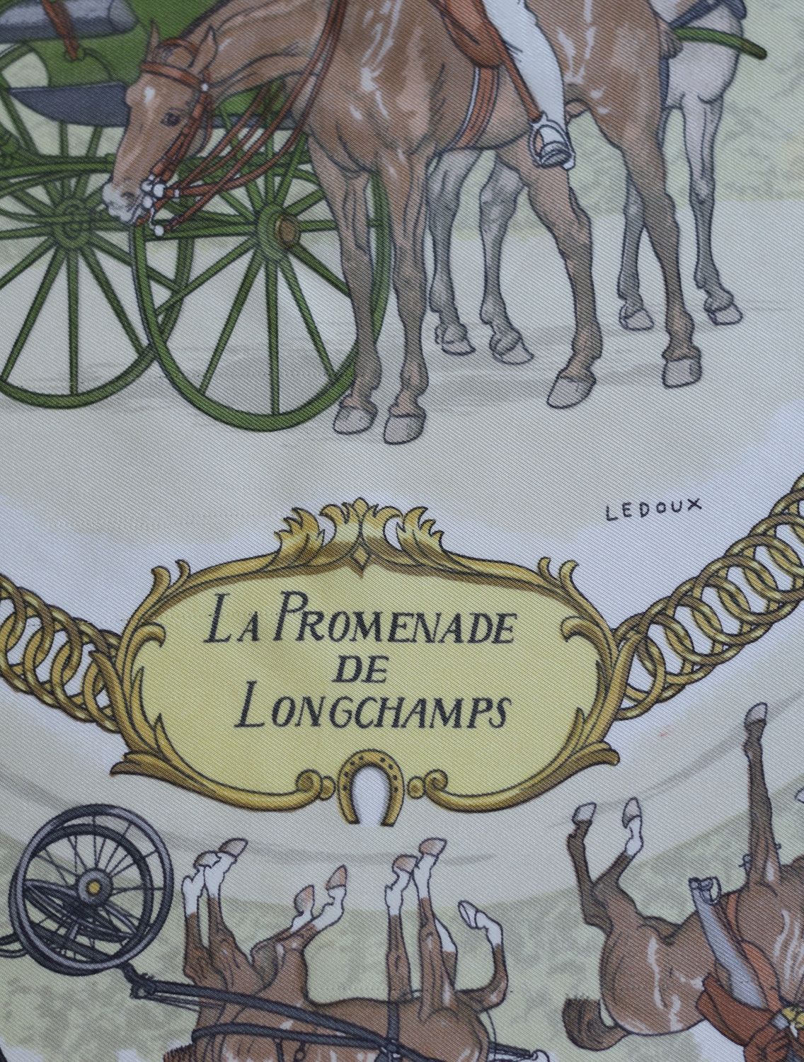 Hermès La Promenade de Longchamp Silk Scarf