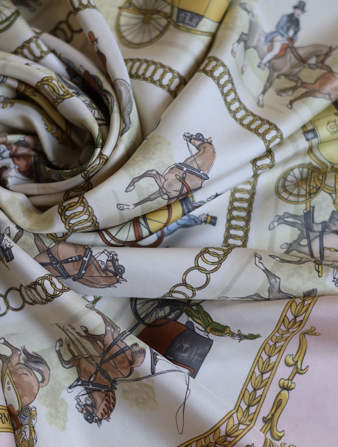 Hermès La Promenade de Longchamp Silk Scarf