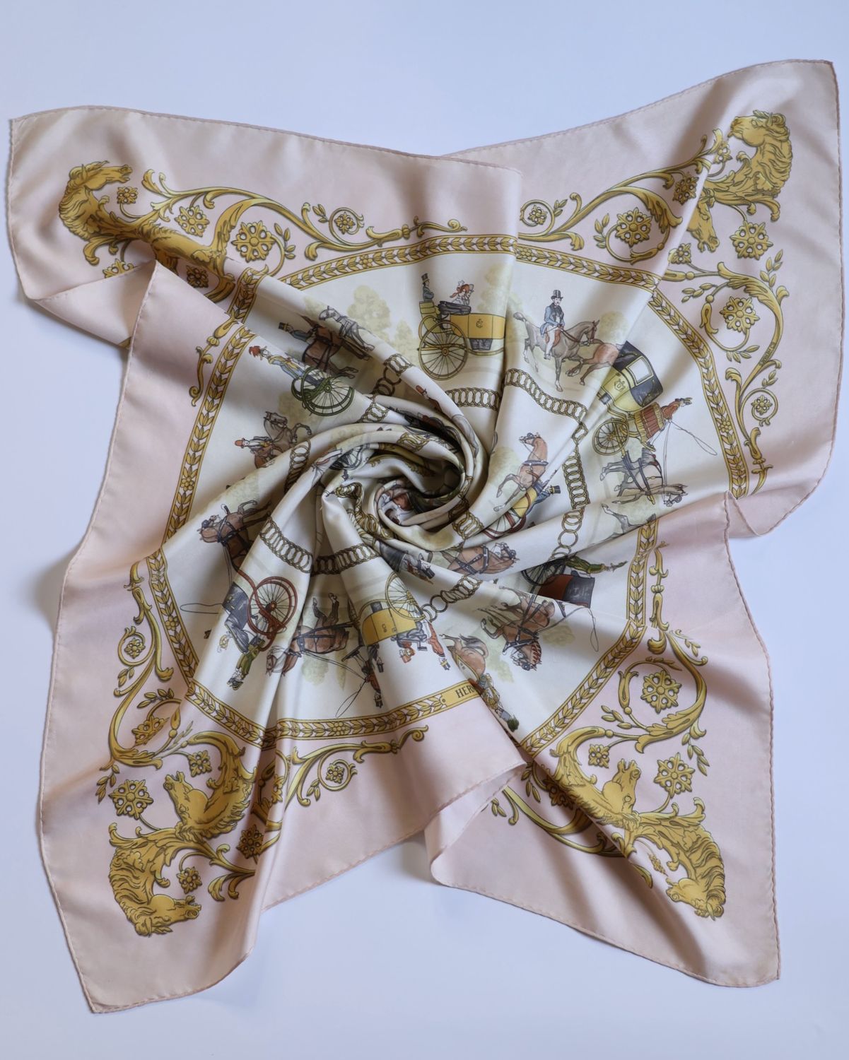 Hermès La Promenade de Longchamp Silk Scarf