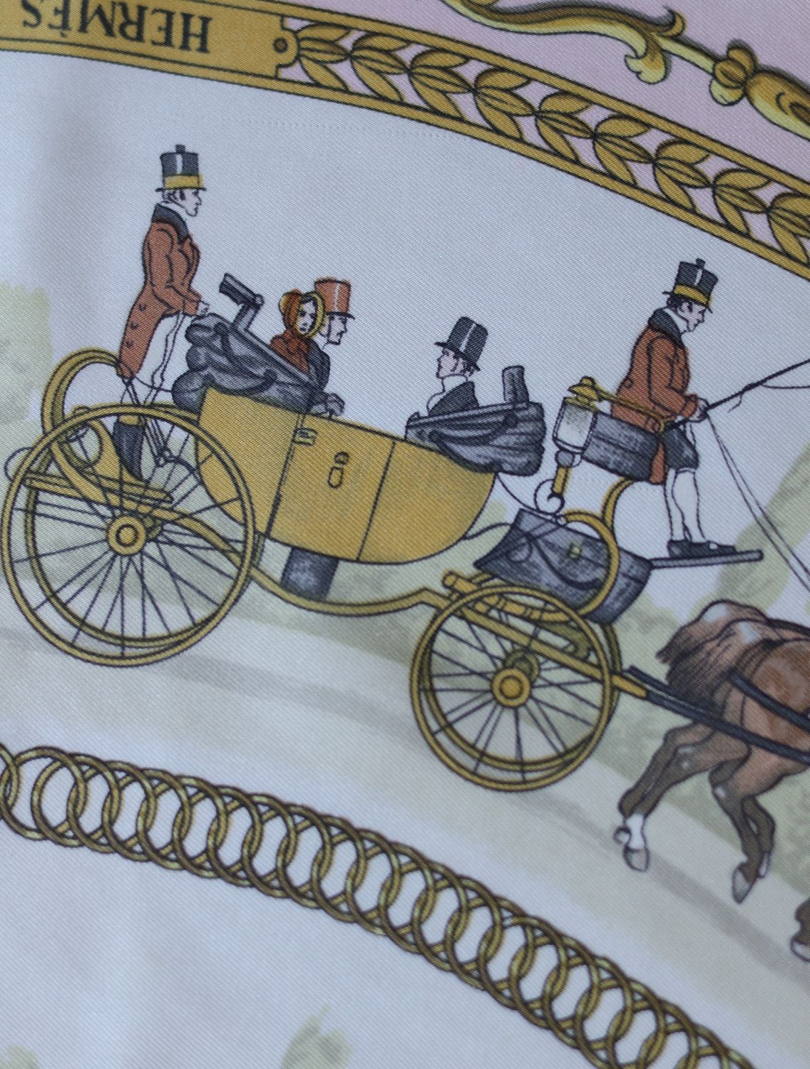 Hermès La Promenade de Longchamp Silk Scarf