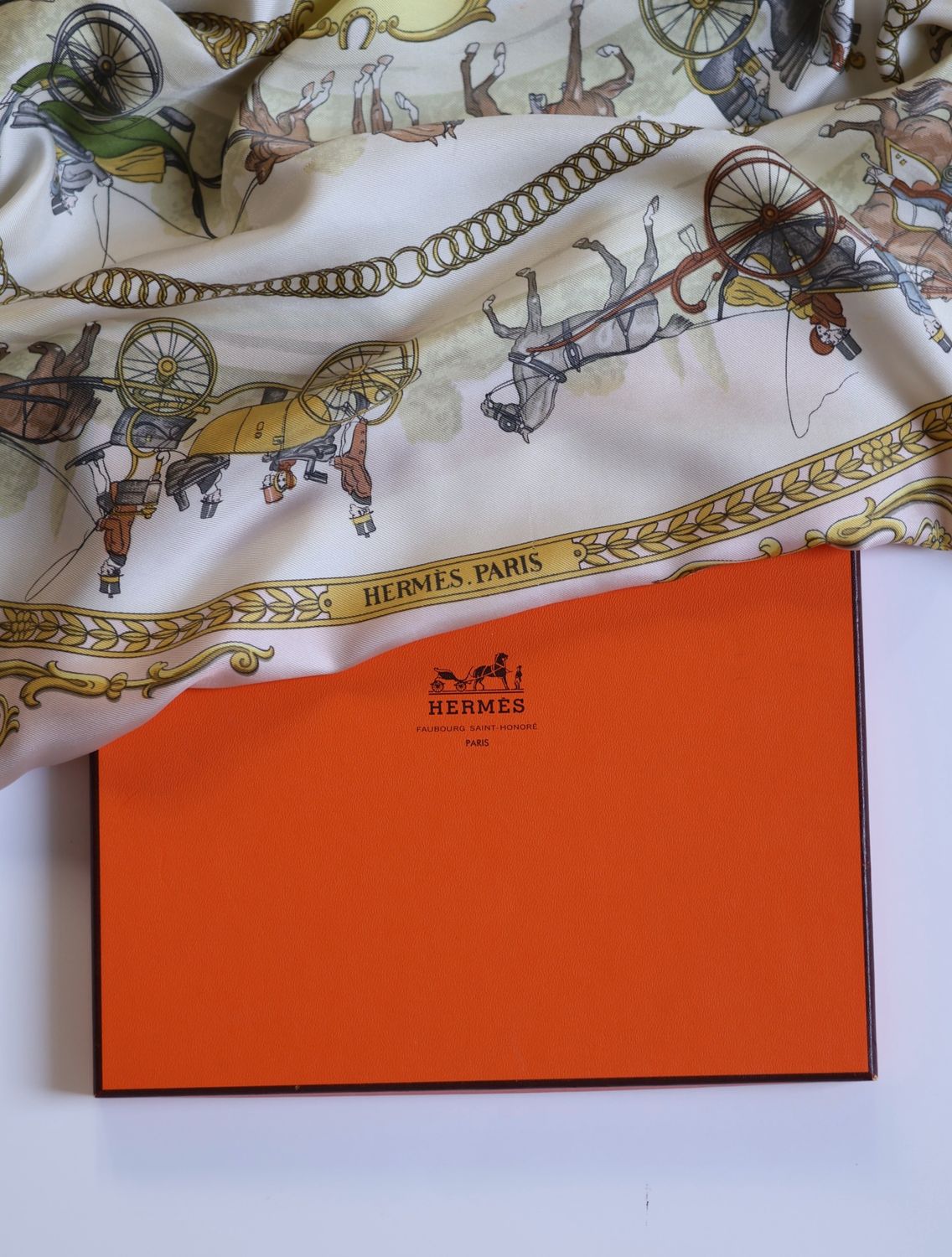 Hermès La Promenade de Longchamp Silk Scarf