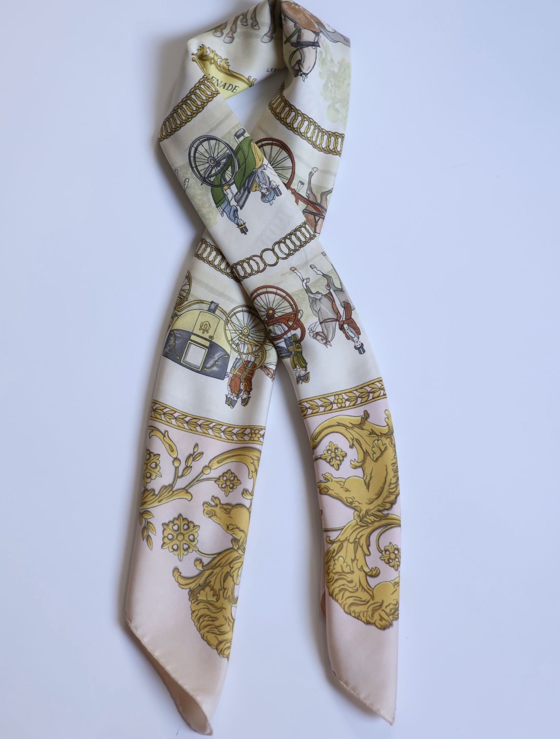 Hermès La Promenade de Longchamp Silk Scarf