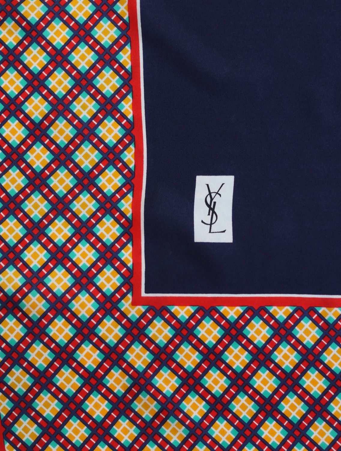 YSL Vitreaux Silk Scarf