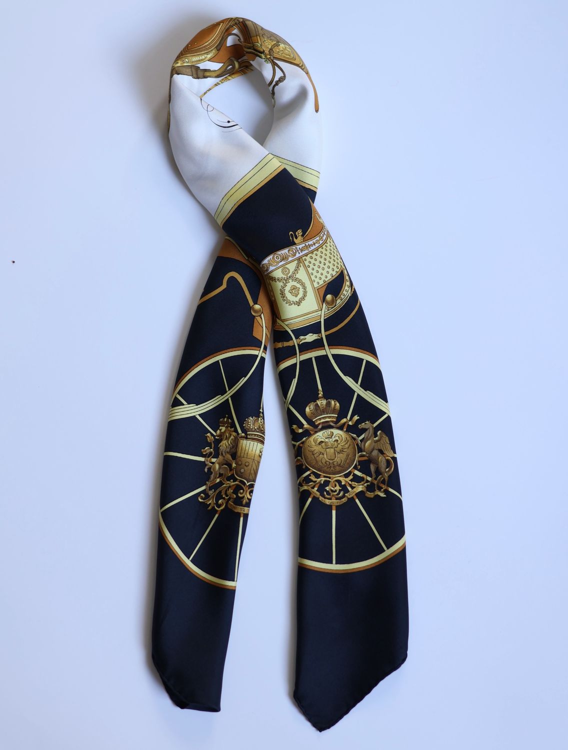 Hermès Springs Silk Scarf