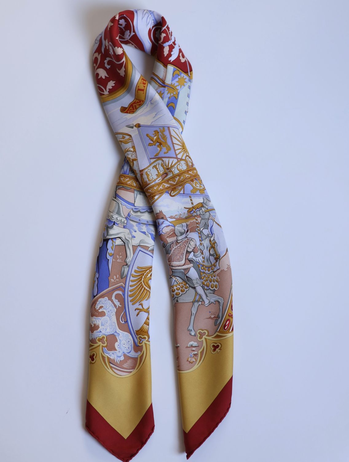 Hermès La Vie à Cheval Silk Scarf