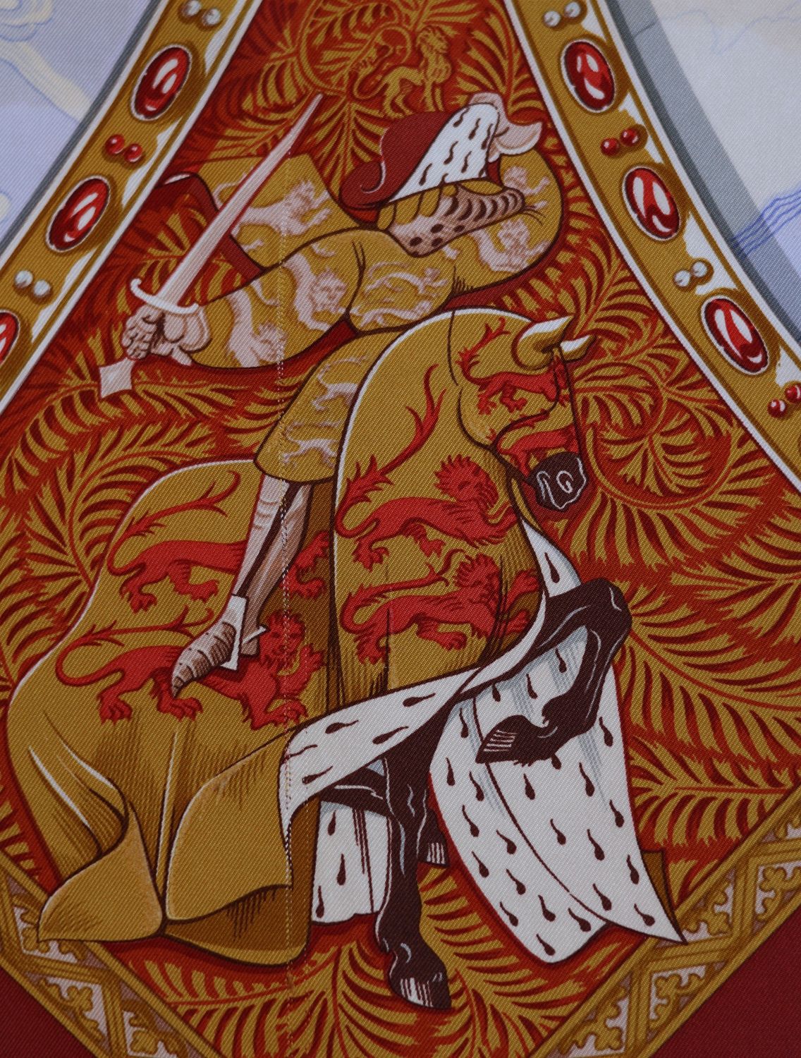 Hermès La Vie à Cheval Silk Scarf