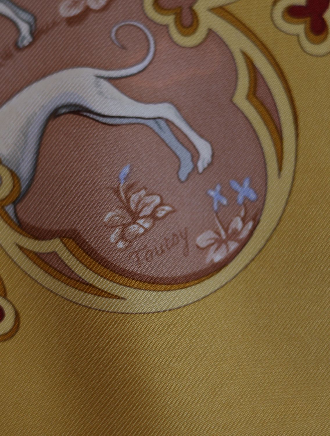 Hermès La Vie à Cheval Silk Scarf