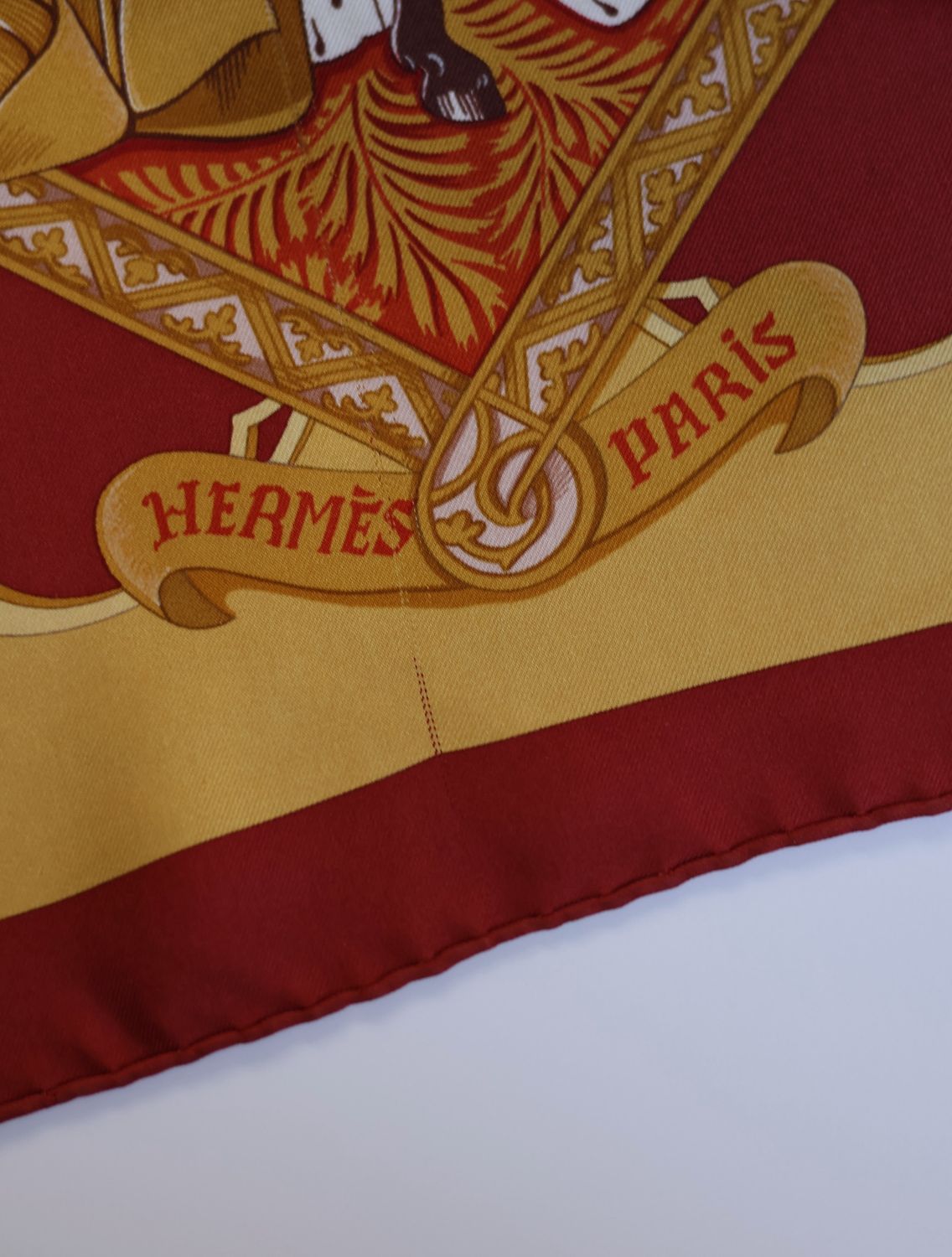 Hermès La Vie à Cheval Silk Scarf