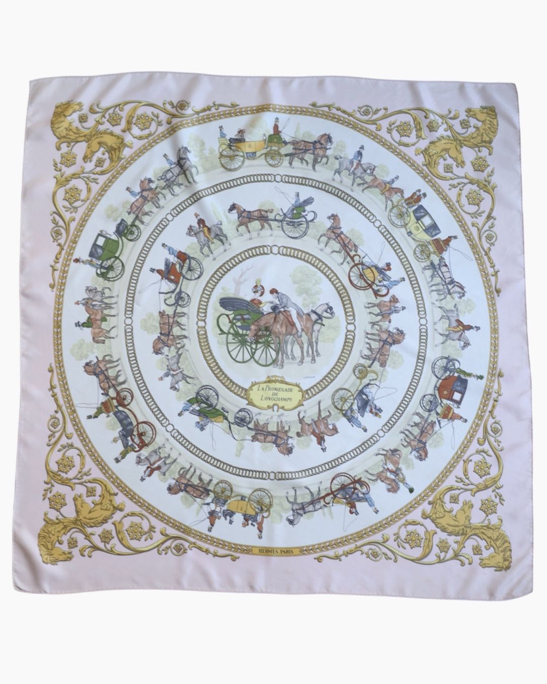 Hermès La Promenade de Longchamp Silk Scarf