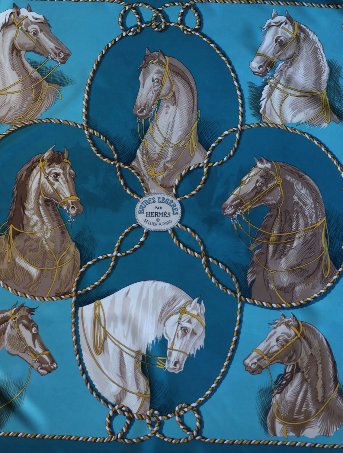 Hermès Brides Légères Silk Scarf