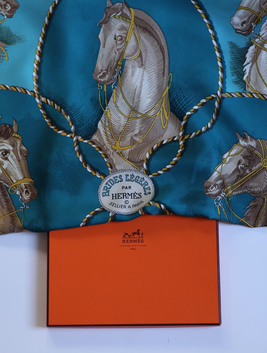 Hermès Brides Légères Silk Scarf
