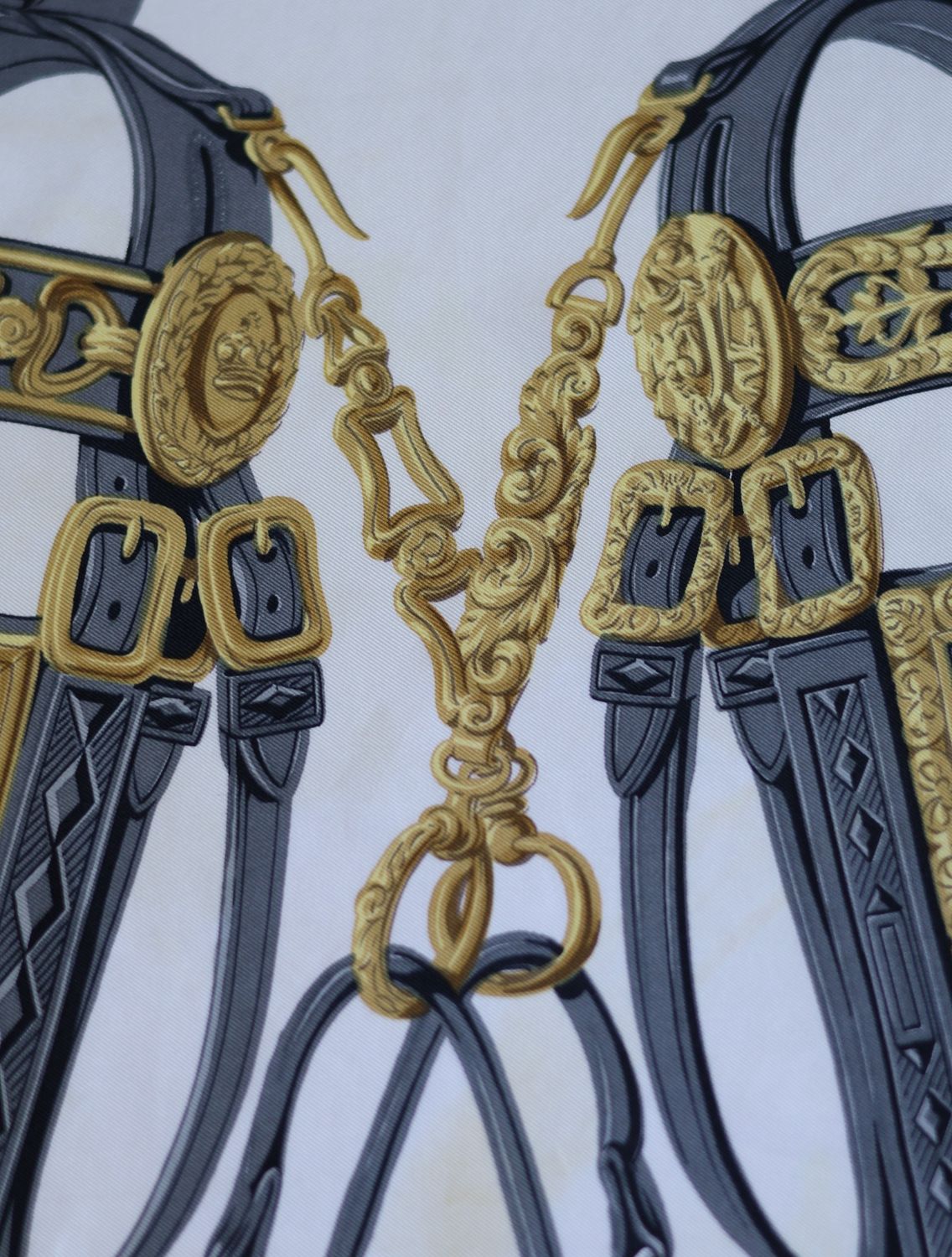 Hermès Brides de Gala Pink Silk Scarf