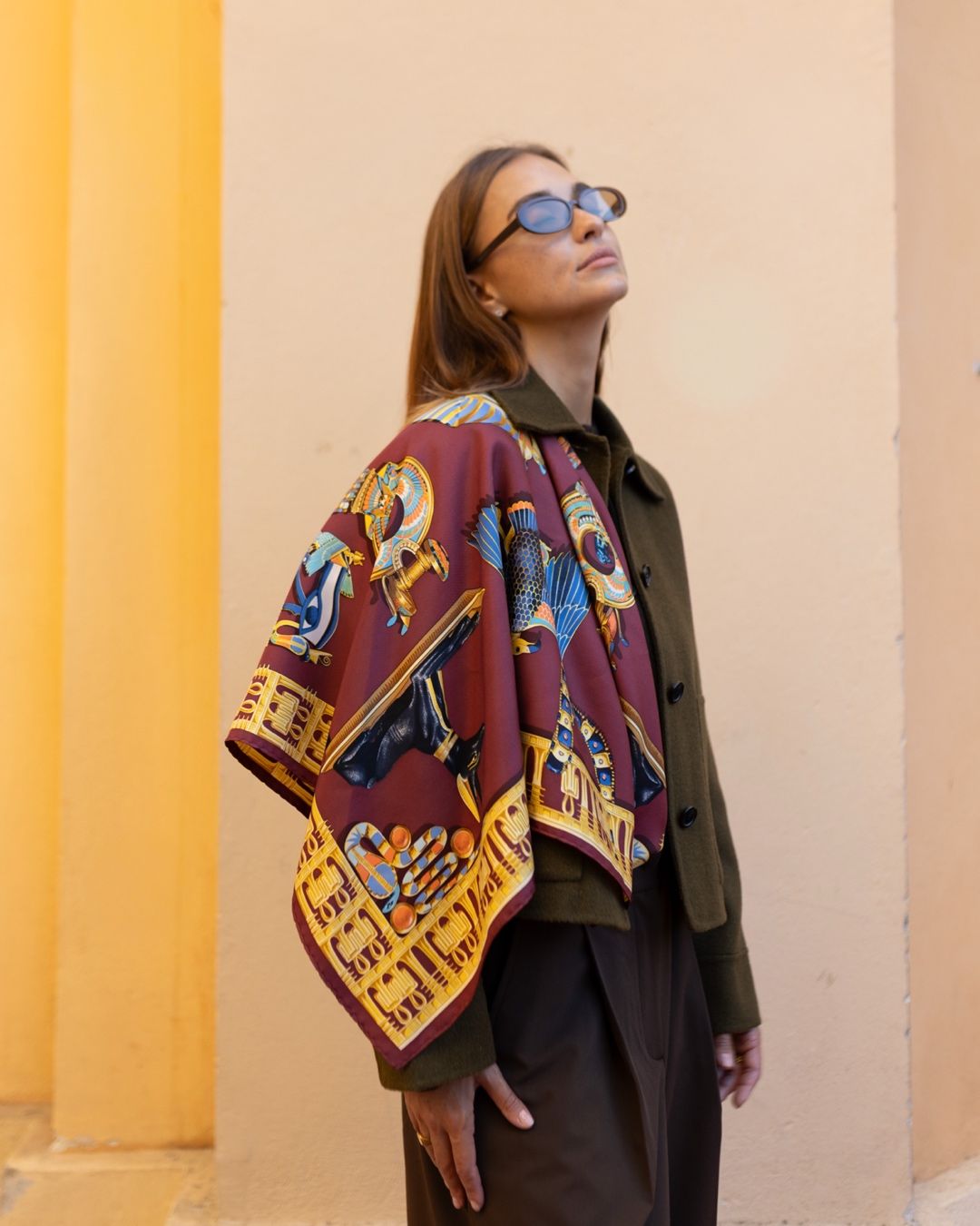 Hermès Tutankhamun Silk Scarf