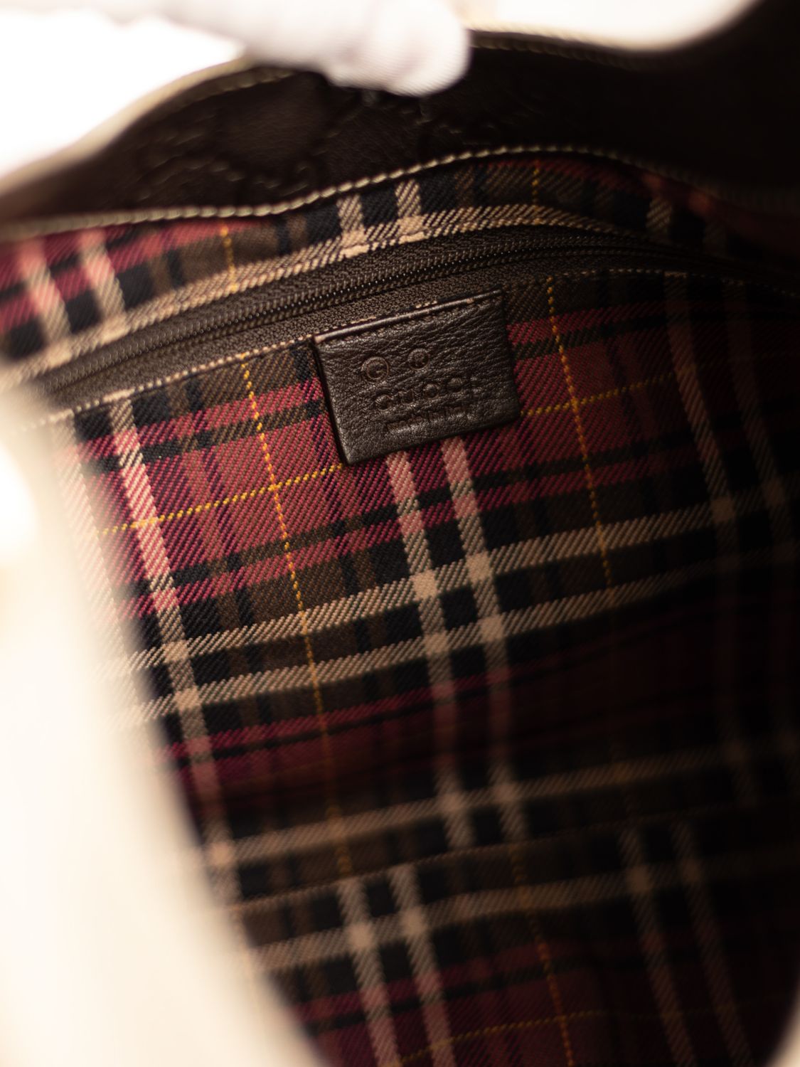 Gucci Ivory Canvas Bag