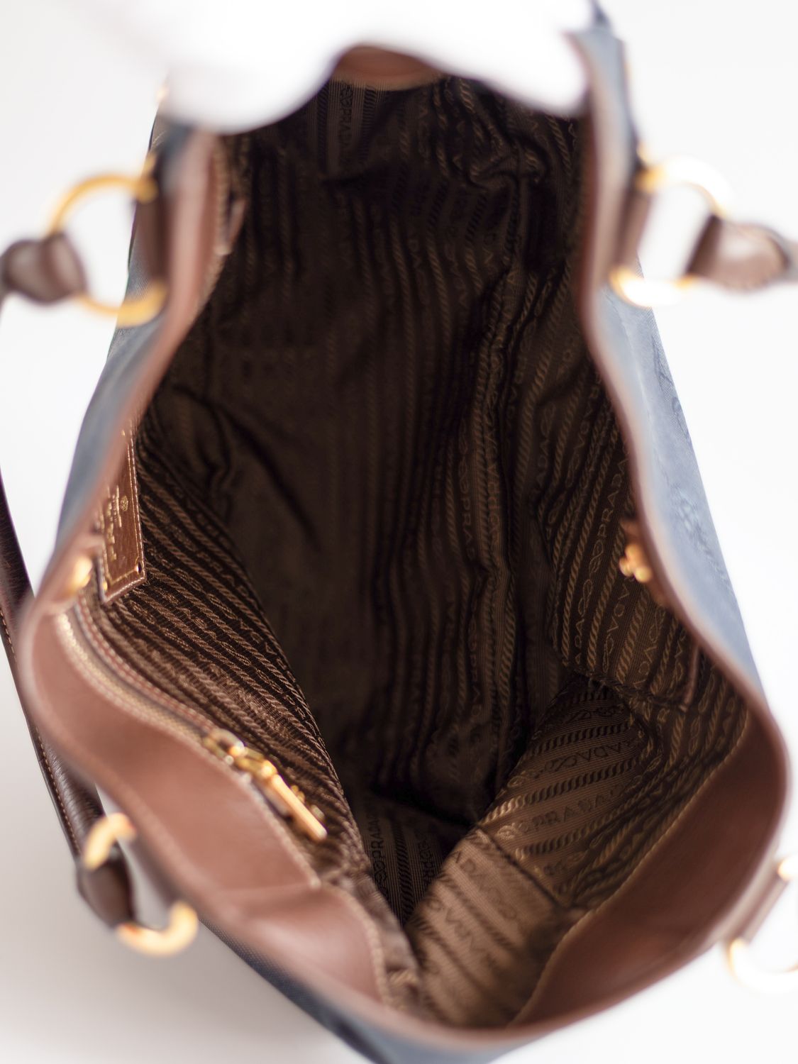 Prada Jacquard Tote Bag