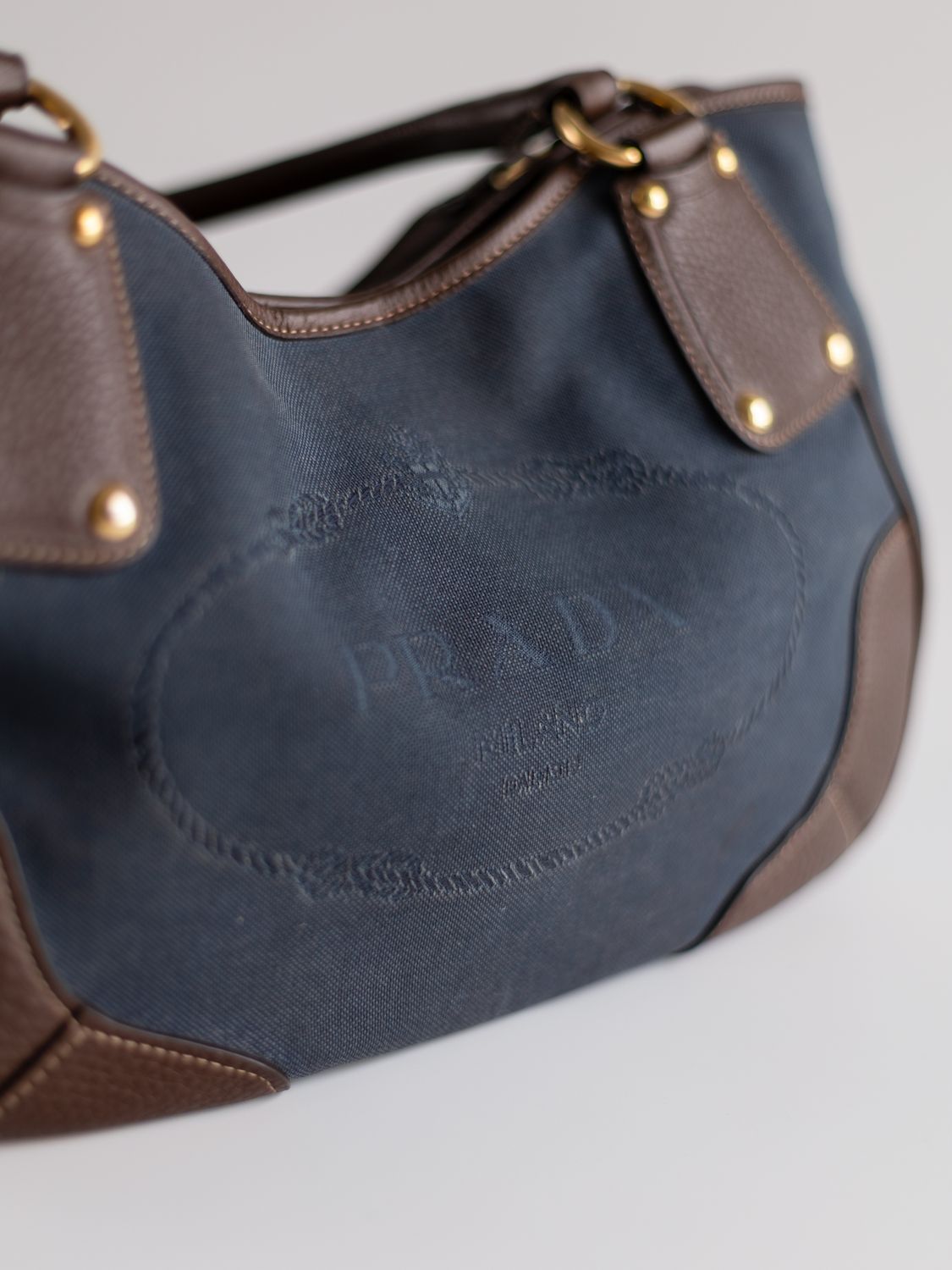 Prada Jacquard Tote Bag