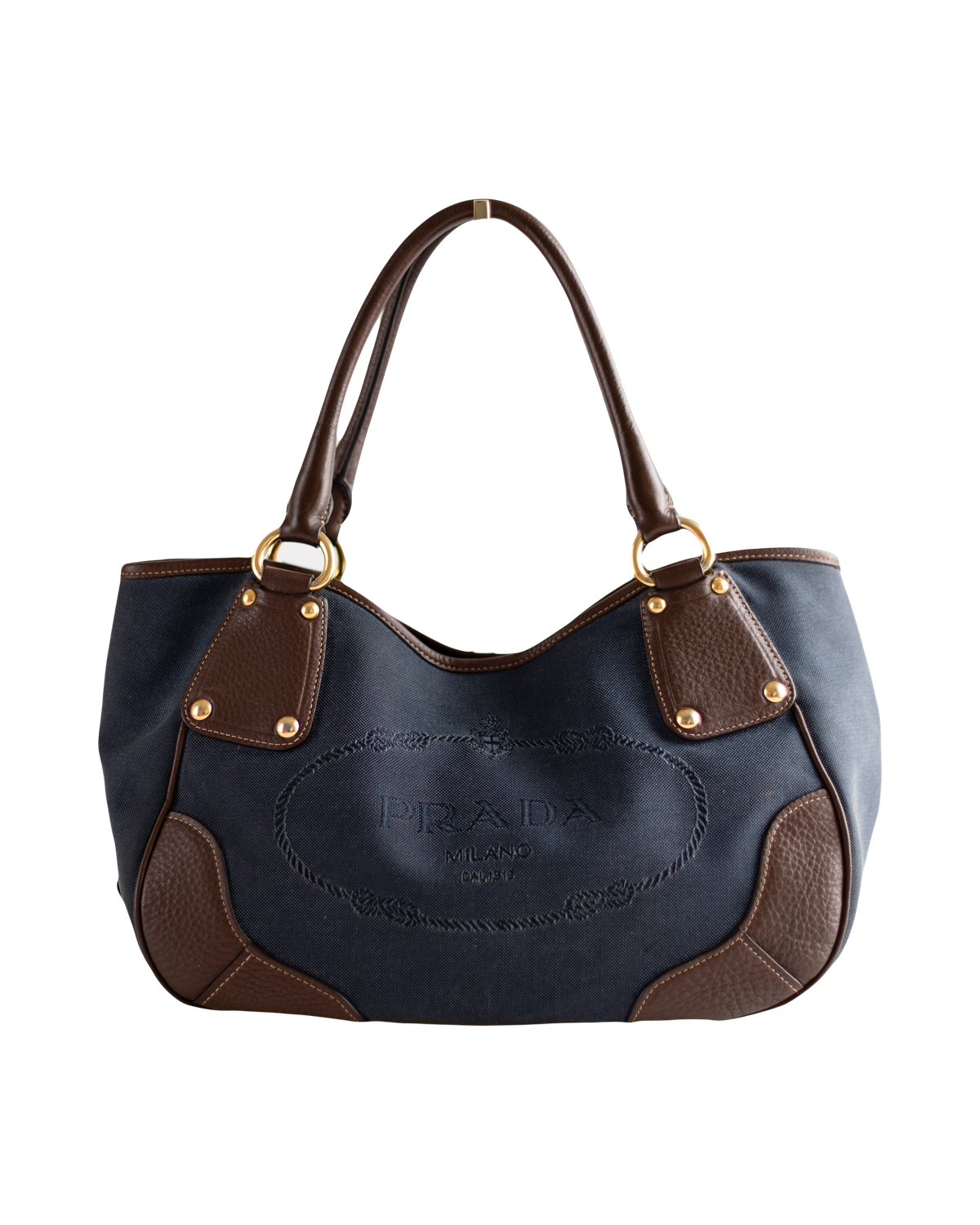 Prada Jacquard Tote Bag