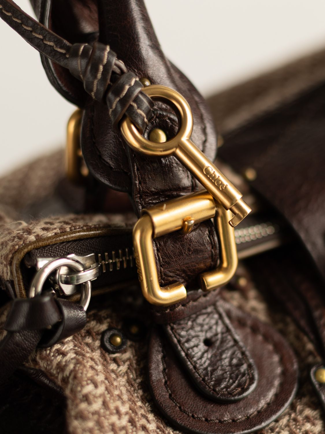 Chloé Paddington Herringbone Bag