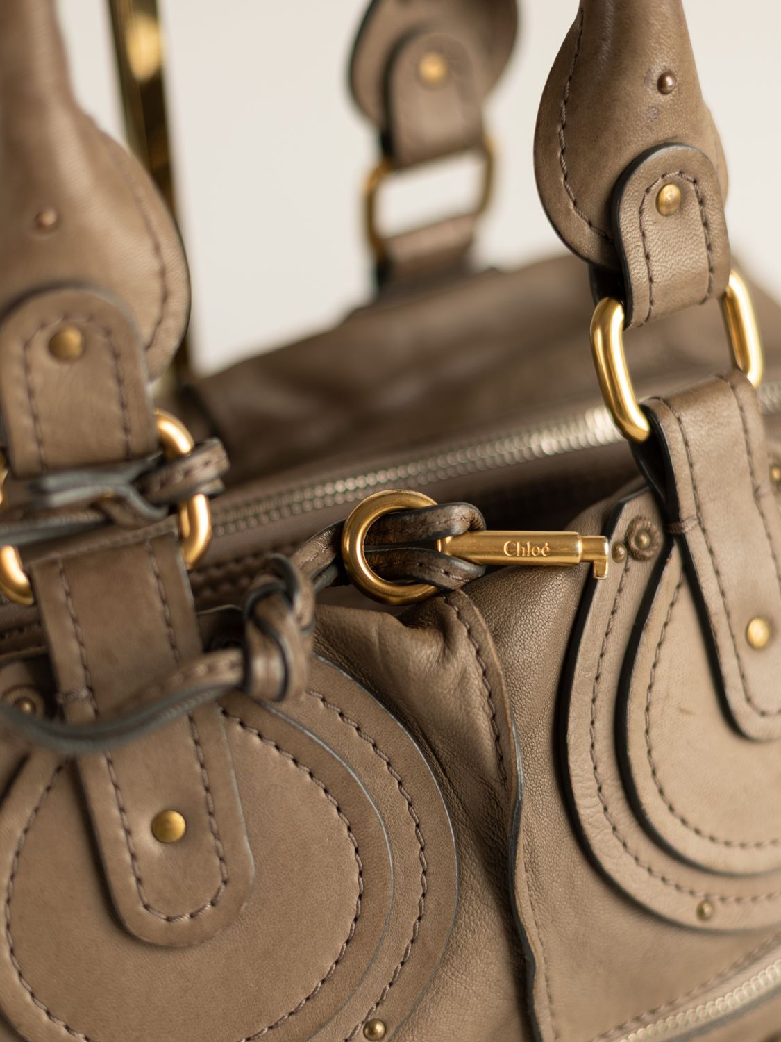 Chloé Paddington Taupe Bag