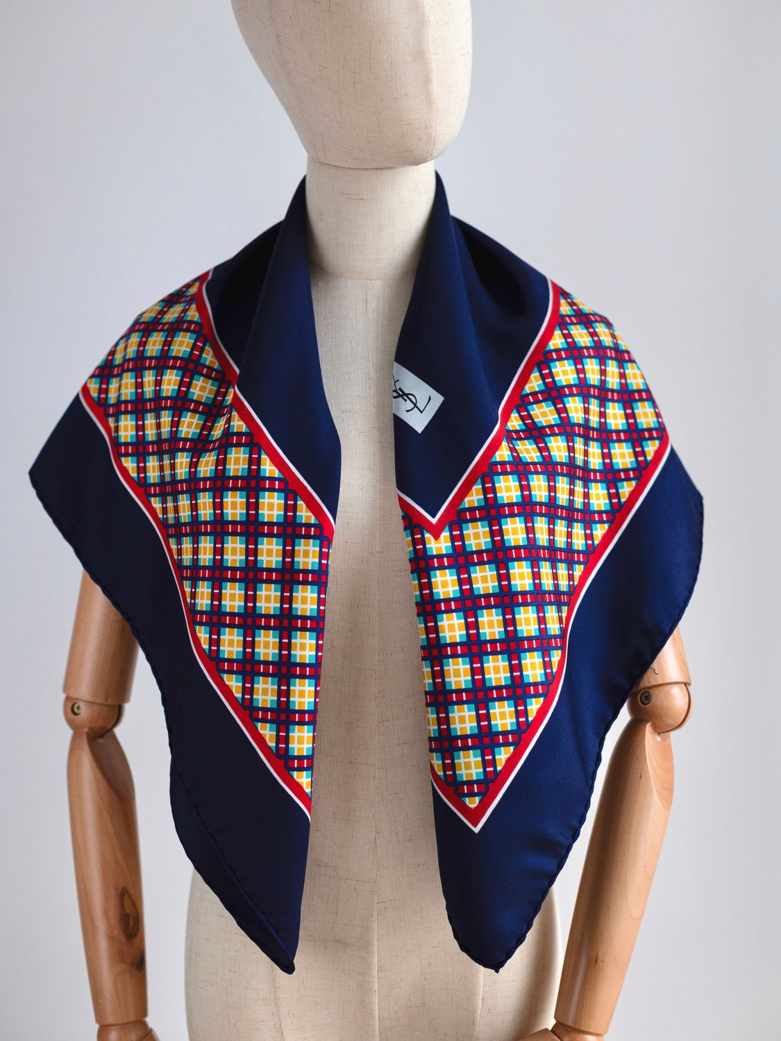 YSL Vitreaux Silk Scarf