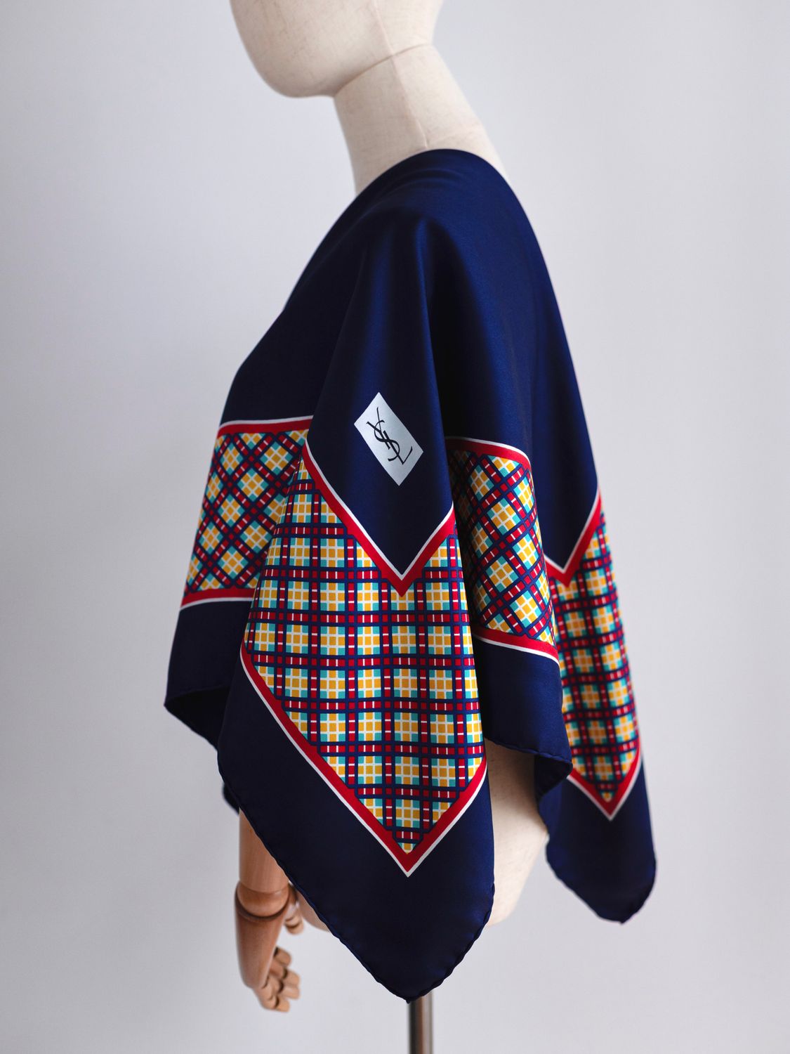 YSL Vitreaux Silk Scarf