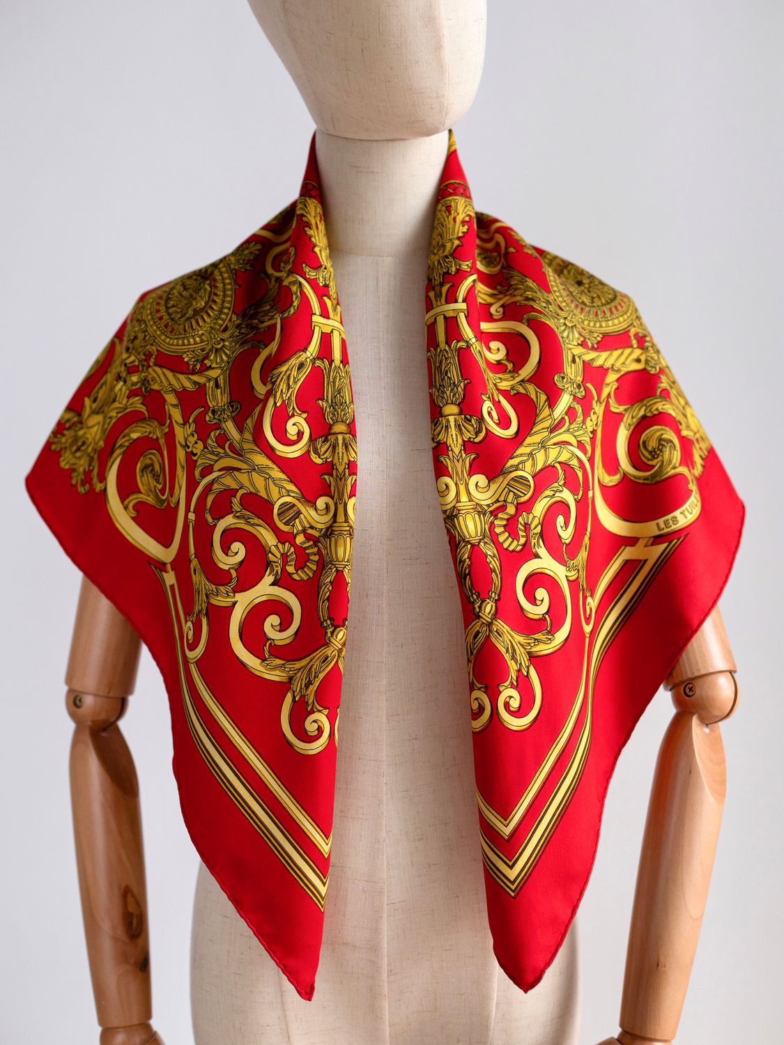 Hermès Les Tuileries Silk Scarf