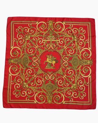 Hermès Les Tuileries Silk Scarf