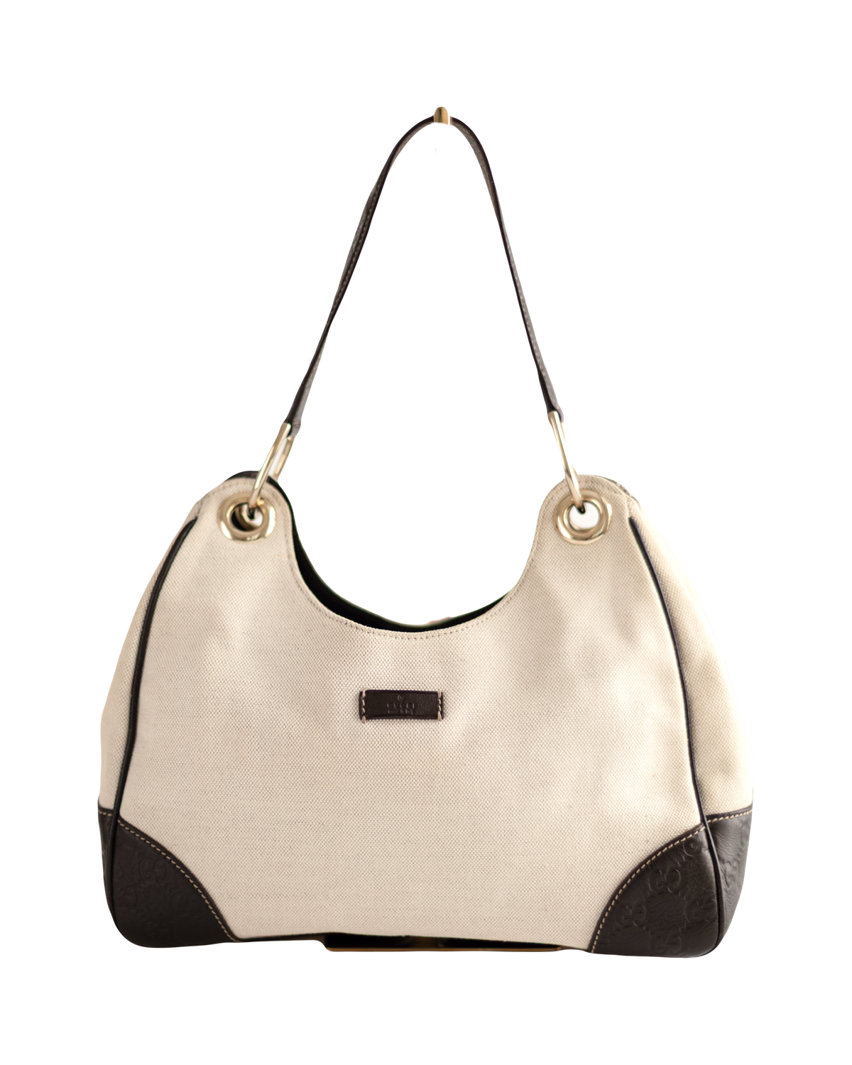 Gucci Ivory Canvas Bag