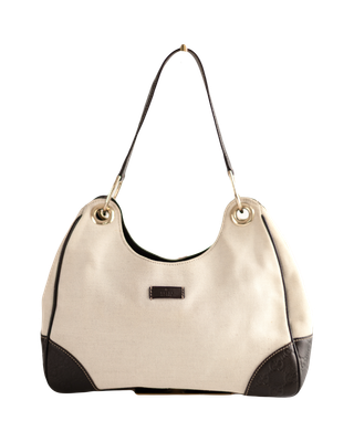 Gucci Ivory Canvas Bag