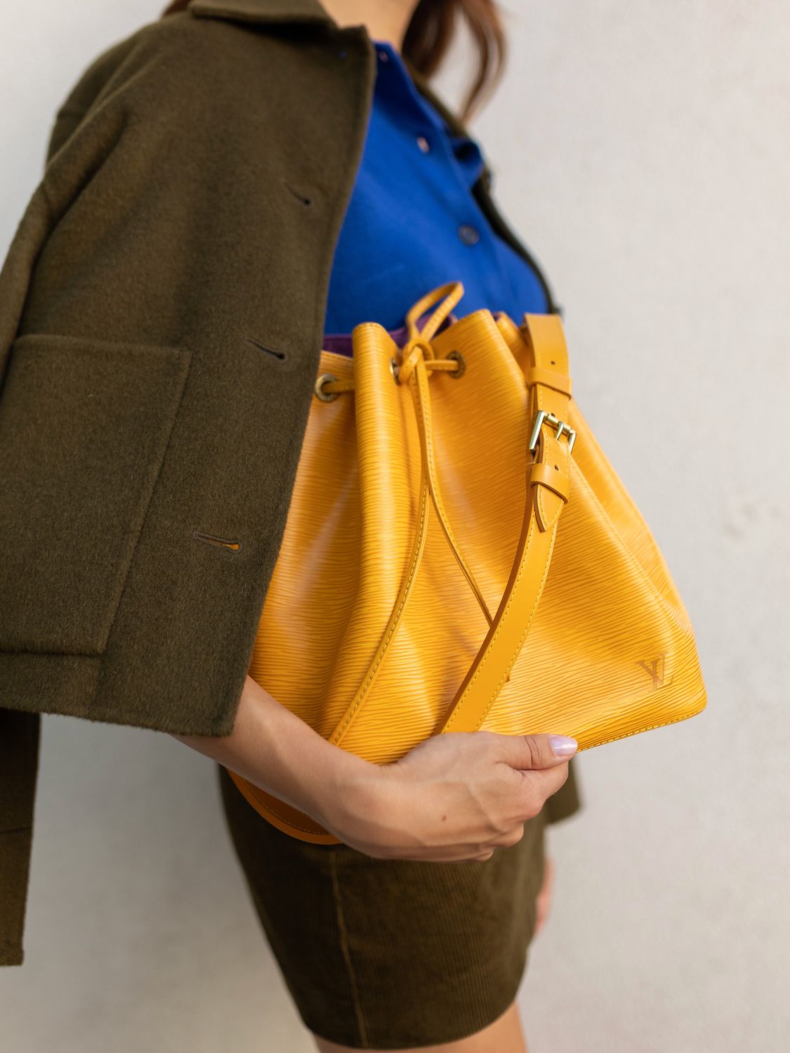 Louis Vuitton Noé Yellow Bag