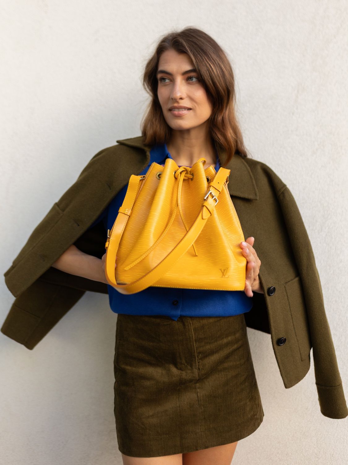 Louis Vuitton Noé Yellow Bag