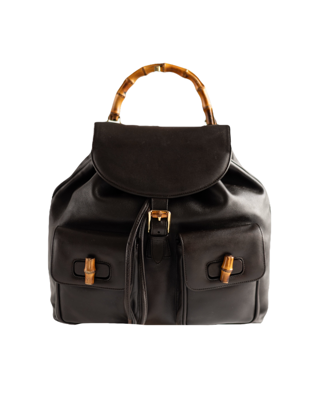 Gucci Bamboo Brown Backpack