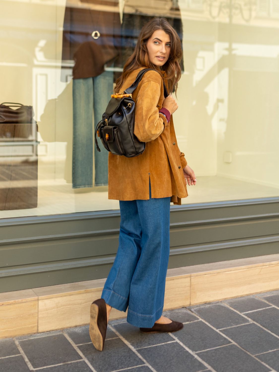 Gucci Bamboo Brown Backpack