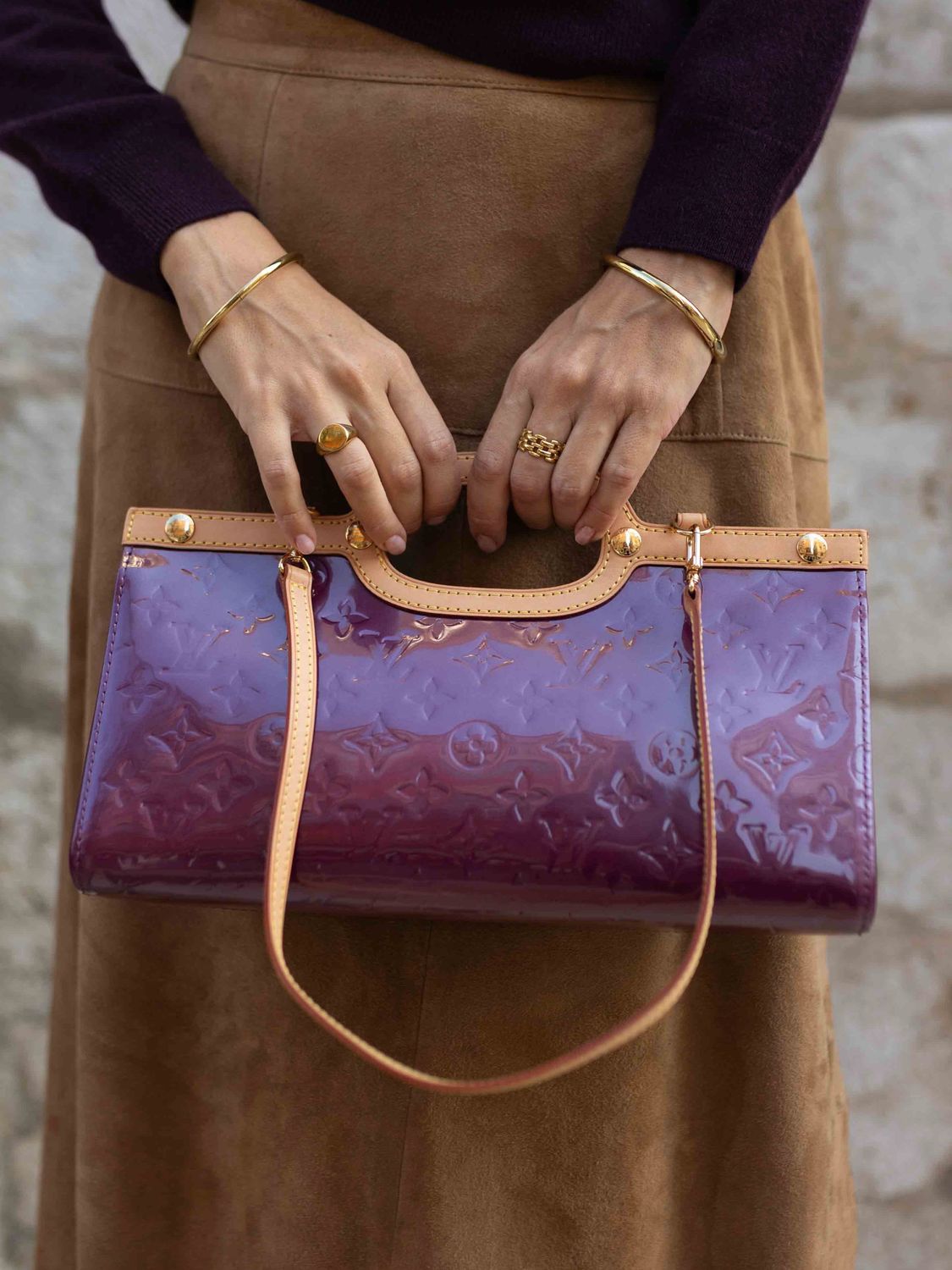 Louis Vuitton Roxbury Violette Bag