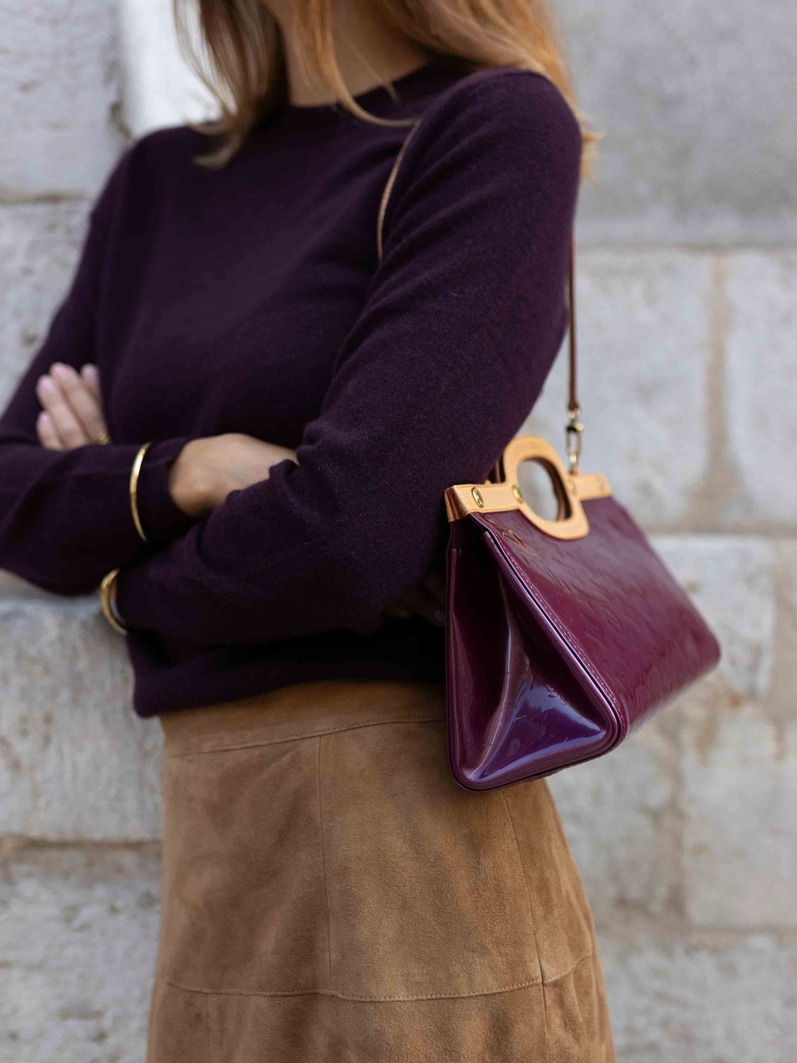 Louis Vuitton Roxbury Violette Bag