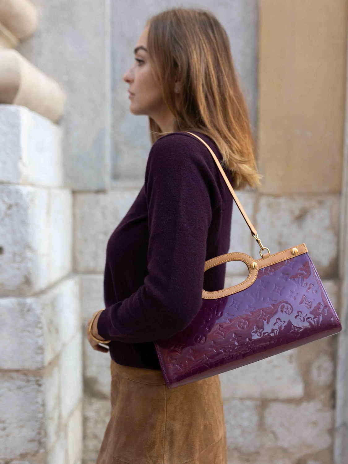 Louis Vuitton Roxbury Violette Bag