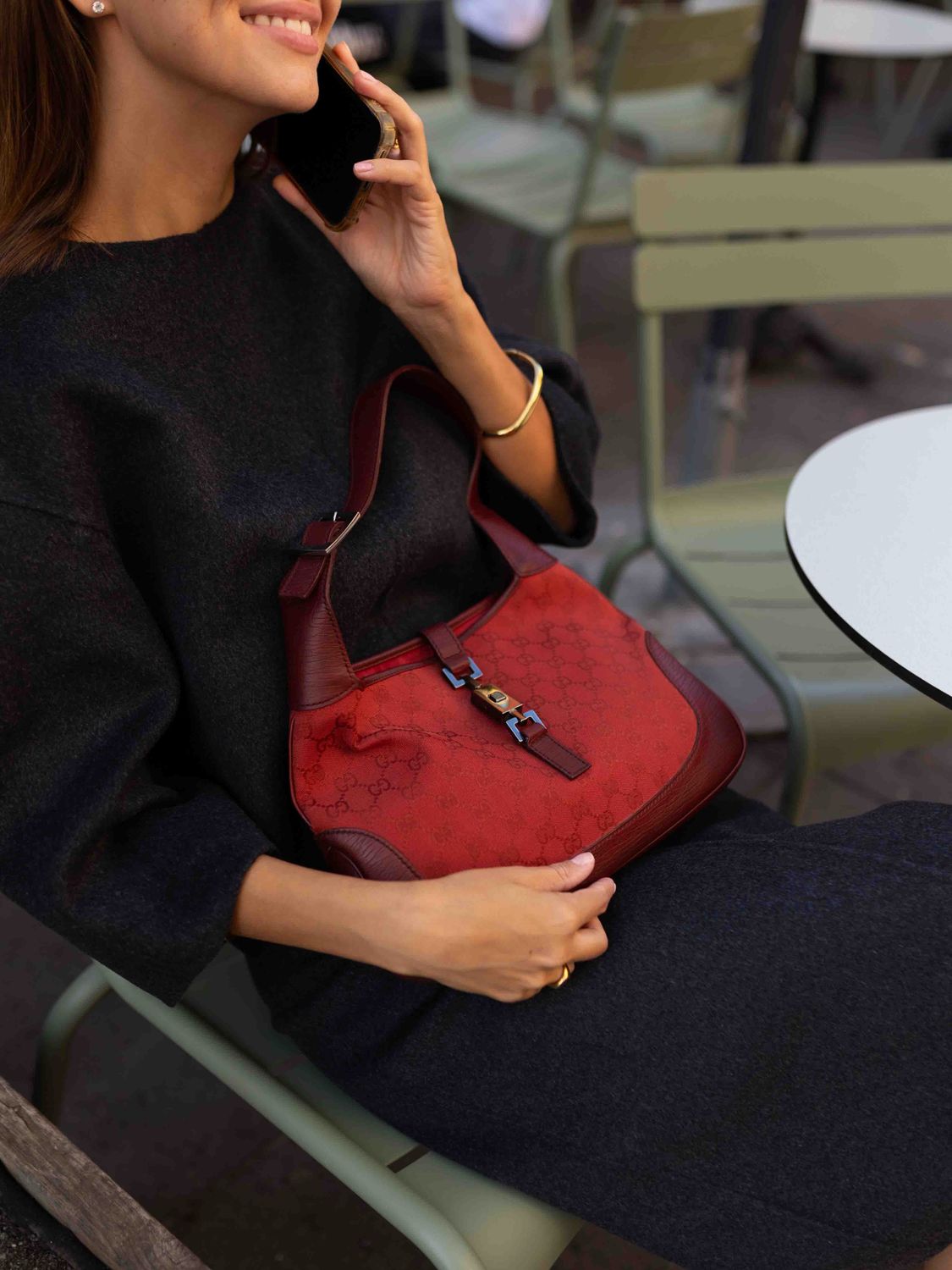 Gucci Jackie Red 1961 Bag