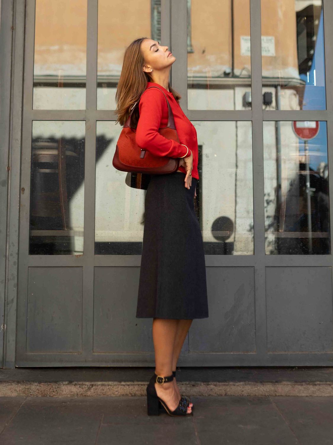 Gucci Jackie Red 1961 Bag