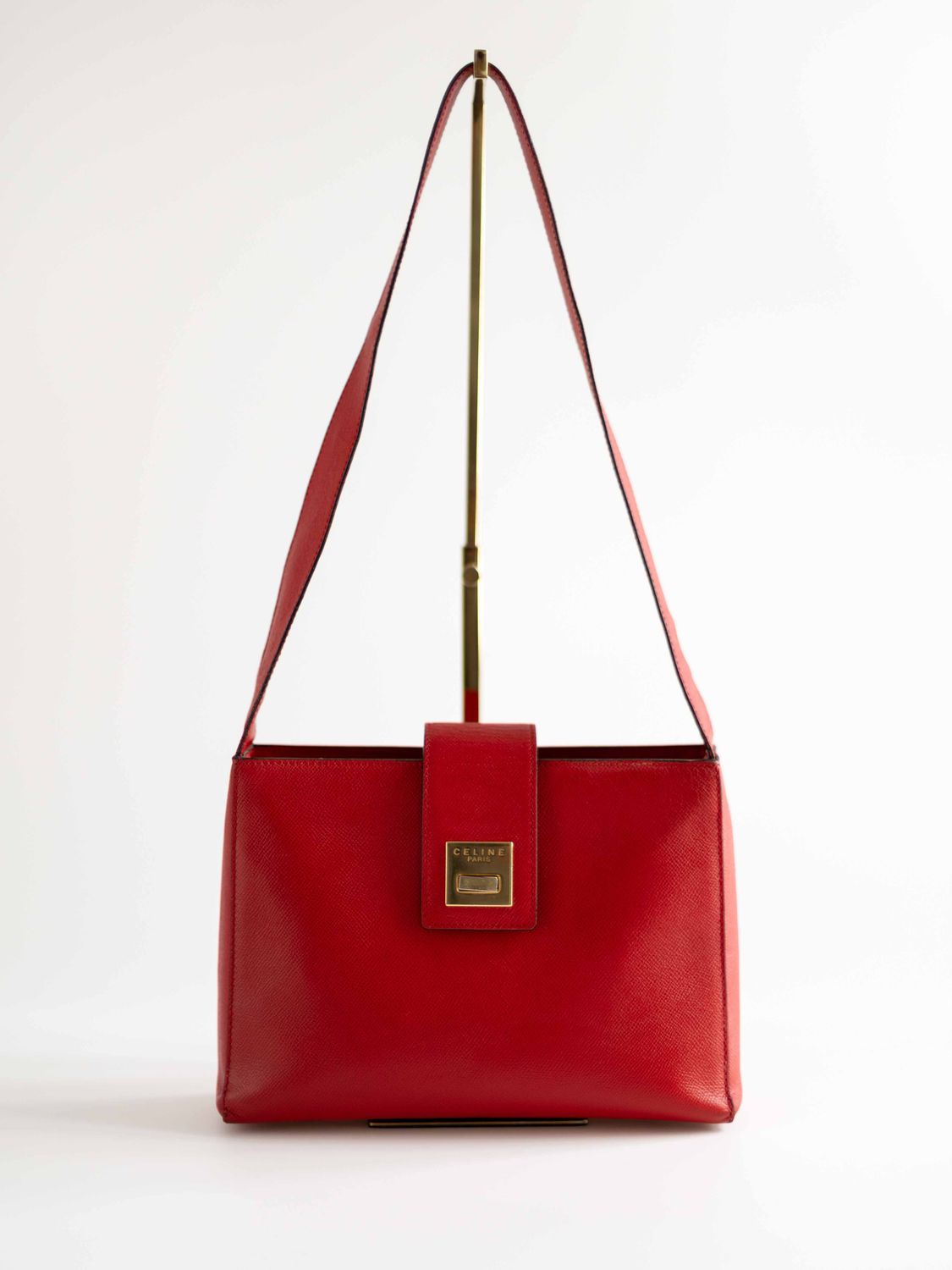 Celine Red Flap Bag