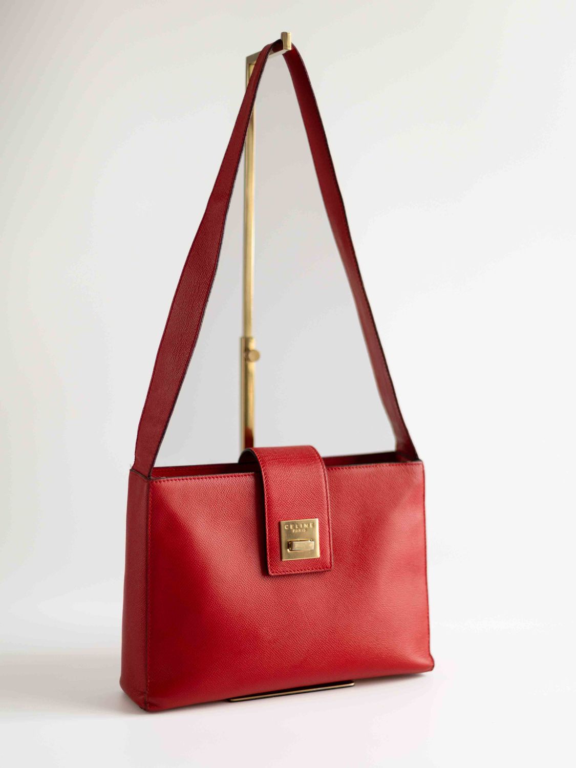 Celine Red Flap Bag