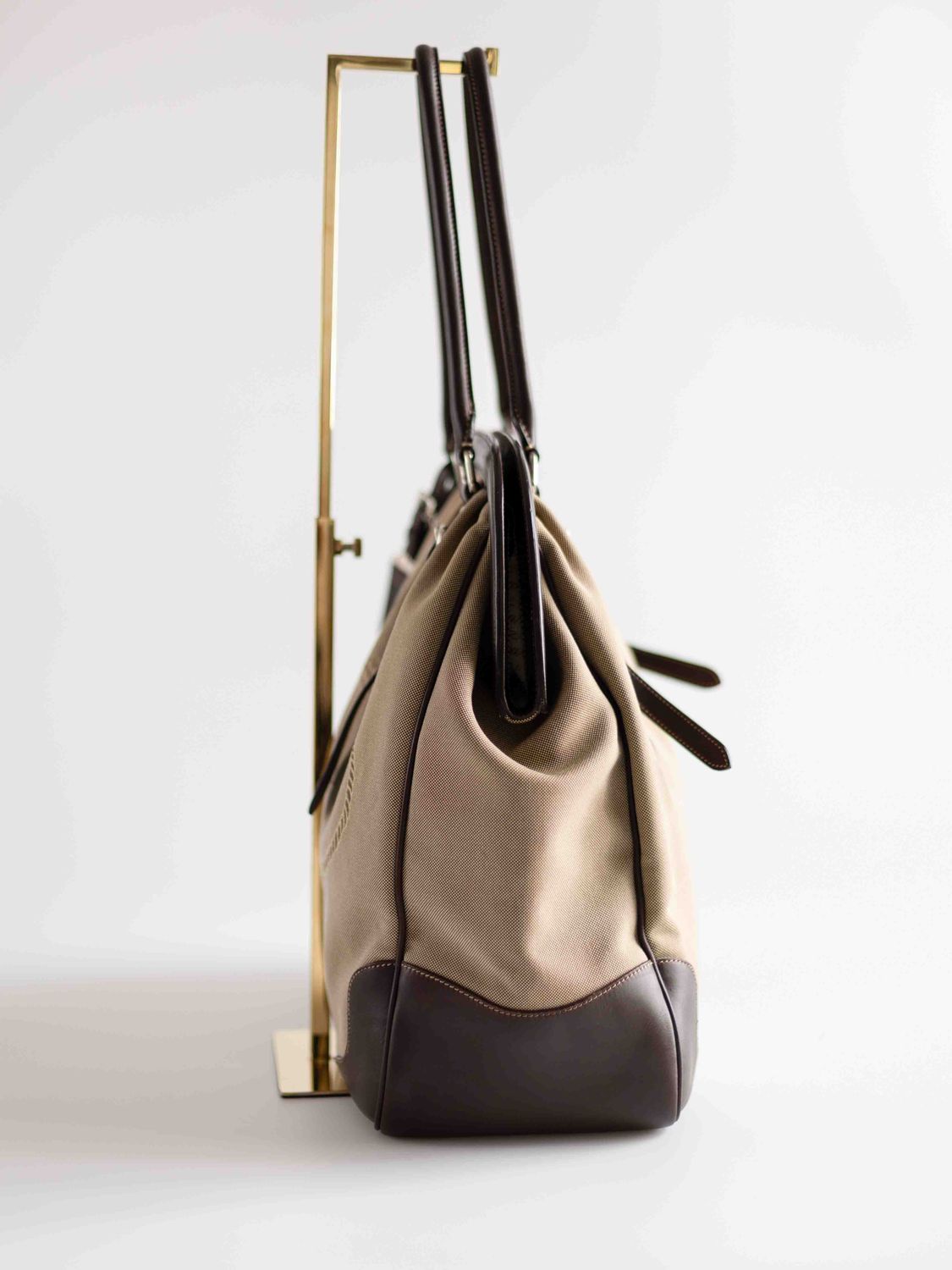 Prada Brown Jacquard Bag