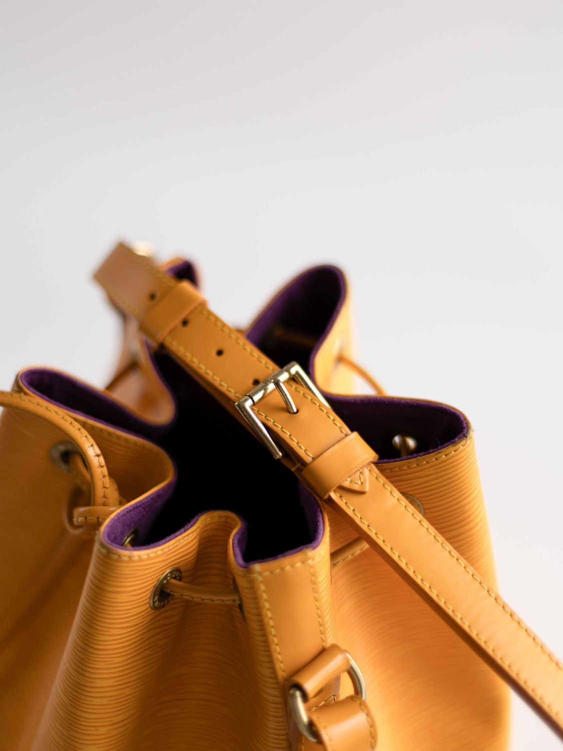 Louis Vuitton Noé Yellow Bag