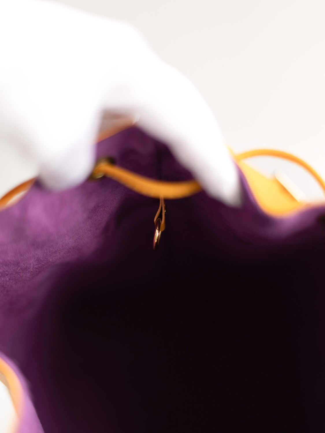 Louis Vuitton Noé Yellow Bag