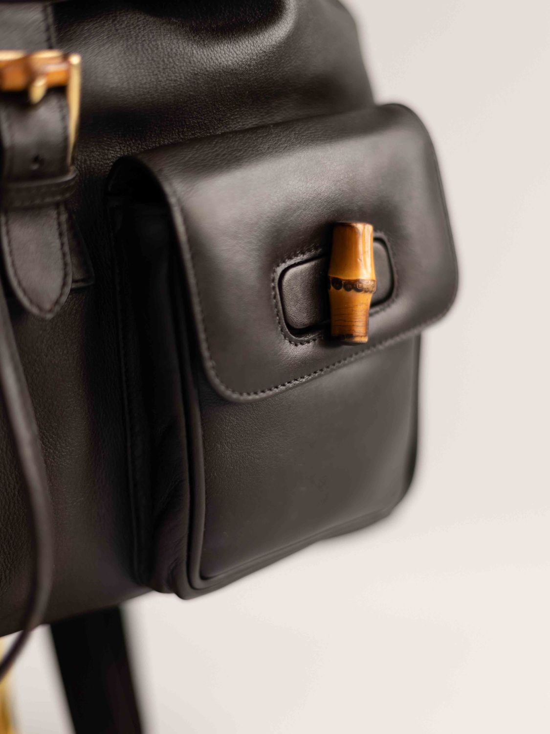 Gucci Bamboo Brown Backpack