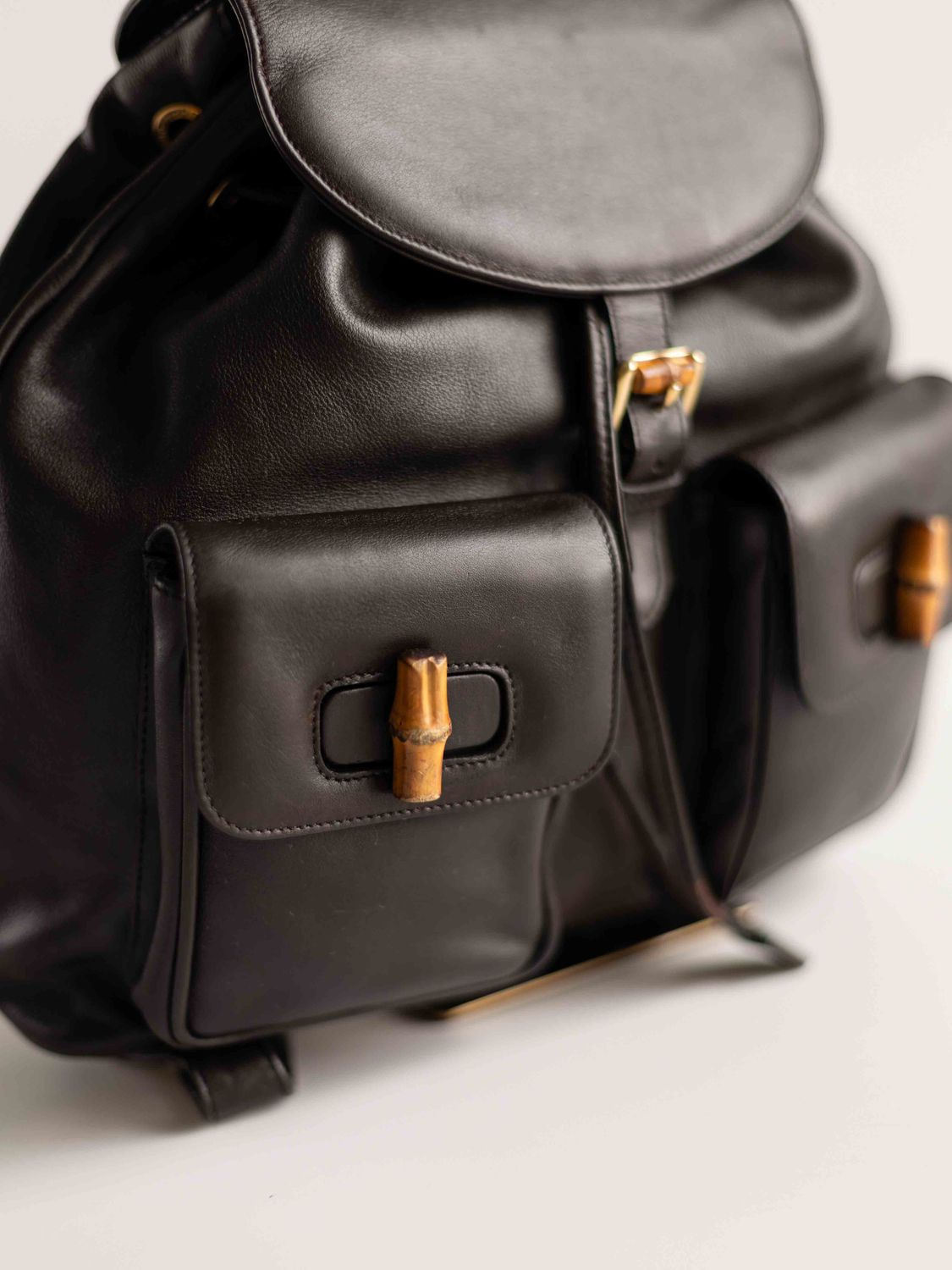 Gucci Bamboo Brown Backpack