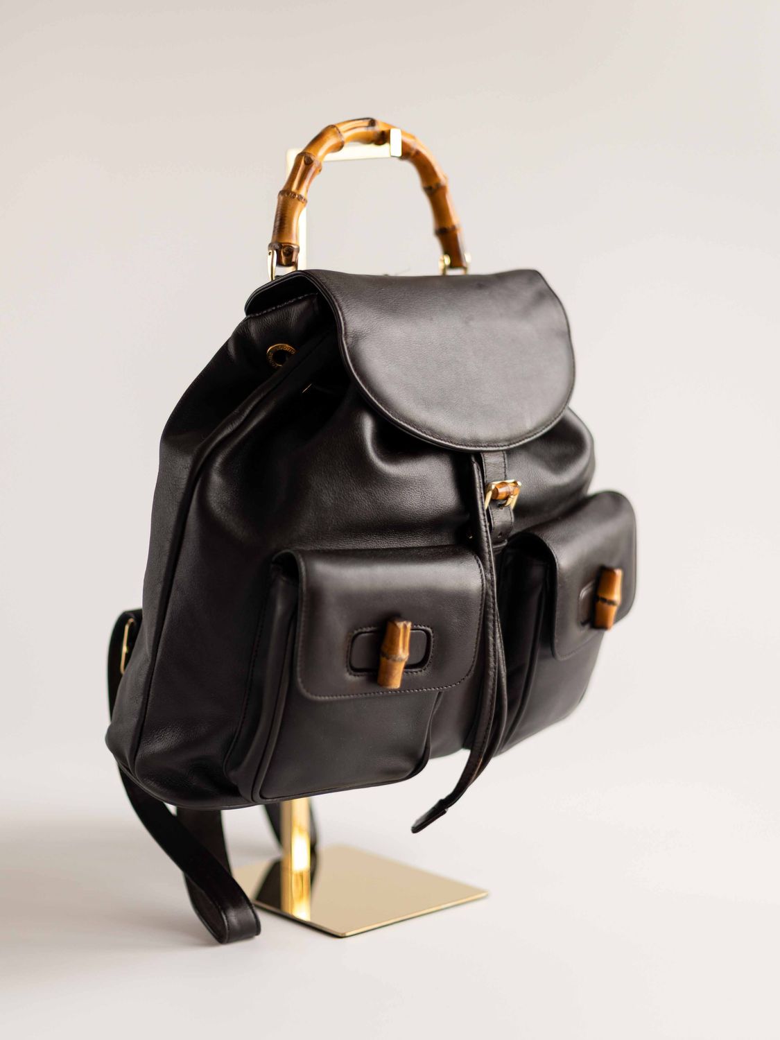 Gucci Bamboo Brown Backpack